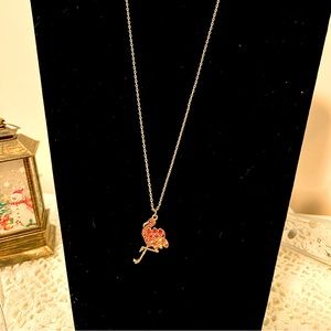 NEW Diamond Flamingo necklace